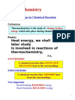1 Energy Changes in Chemical Reaction
