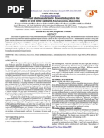 Download Medicinal plants as alternative biocontrol agents in thecontrol of seed borne pathogen  Macrophomina phaseolina by Dr Varaprasad Bobbarala SN17438143 doc pdf
