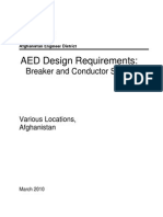 AED Design Requirements:: Breaker and Conductor Sizing