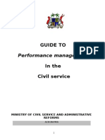 Guide To Performance Management in The Civil Service2729