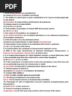 Genetics MCQ