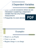 Limited Dependent VariablesVariables