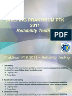 Briefing Praktikum PTK 2011