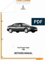 Thatcham Ford Cougar Methods Manual