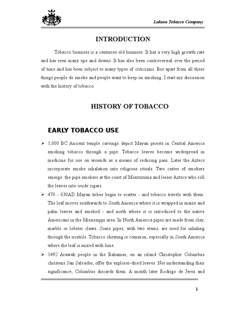 national tobacco campaign National Tobacco Campaign