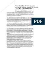 Ley No. 351 Autoriza La Expedición de Licencia A Establecimientos de Casas de Juego de Azar Del 7 de Marzo de 1967