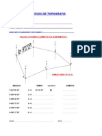 Exercicios Topografia