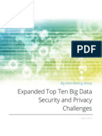 Big Data - Ten Security:Privacy Challenges