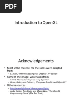 Introduction To OpenGL