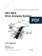 Hec-Ras River Analysis System: User's Manual