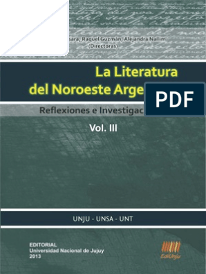 Literatura Del Noroeste Argentino Vol Iii Poesia Sociologia