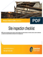 Checklsiteist Site Inspection