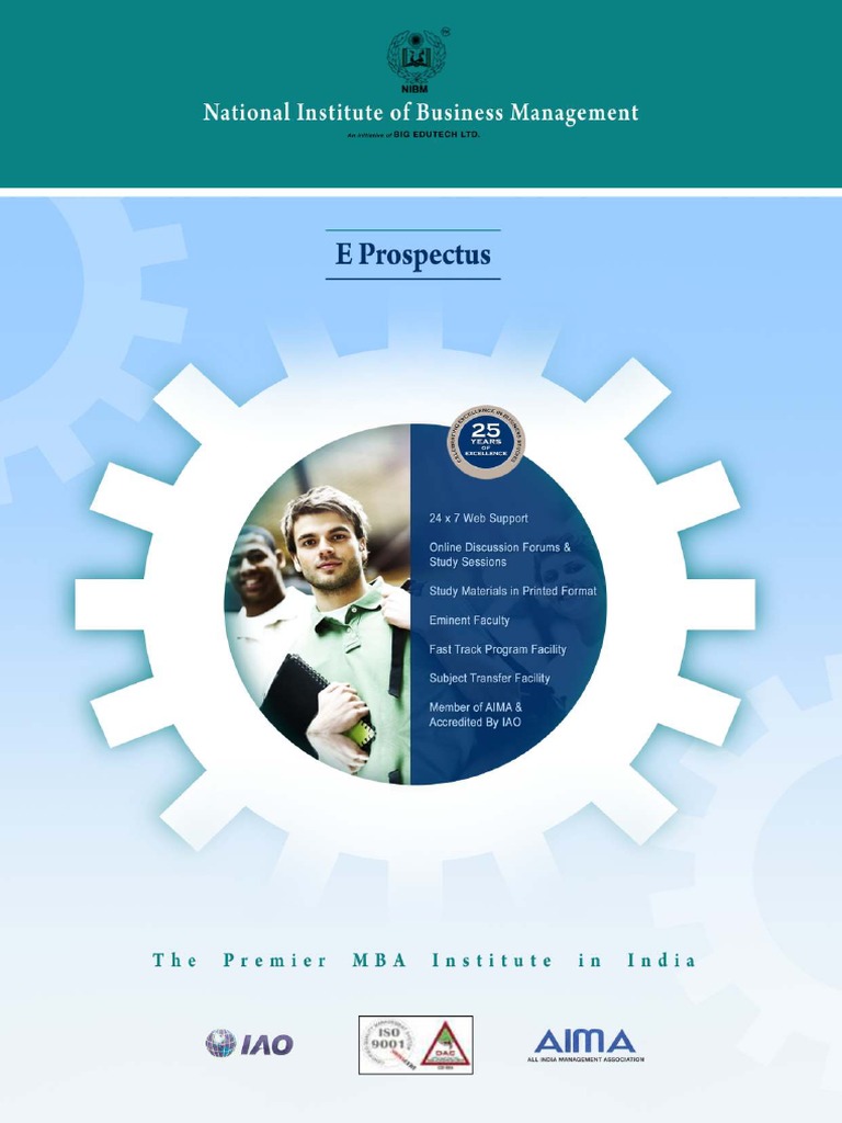 NIBM: Premier Business Management Courses | PDF | Master Of Business ...