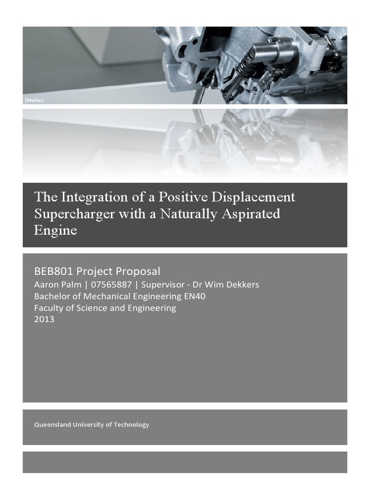 The Integration of A Positive Displacement Supercharger With A ...