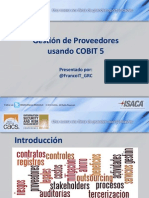 Vendor Management using COBIT 5 por FrancoITGRC
