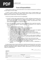 Termo de Responsabilidade Menores