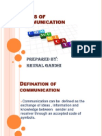 Types of Communication: Prepared By: Krunal Gandhi