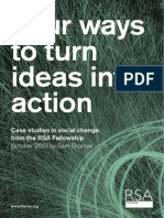 RSA Fellowship Four Ways To Turn Ideas Into Action
