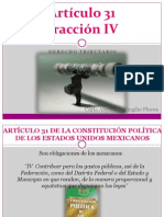 EXPOSICION Principios Constitucionales Fiscales Art 31 Fracc IV