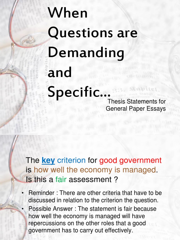 Example good gp essay image