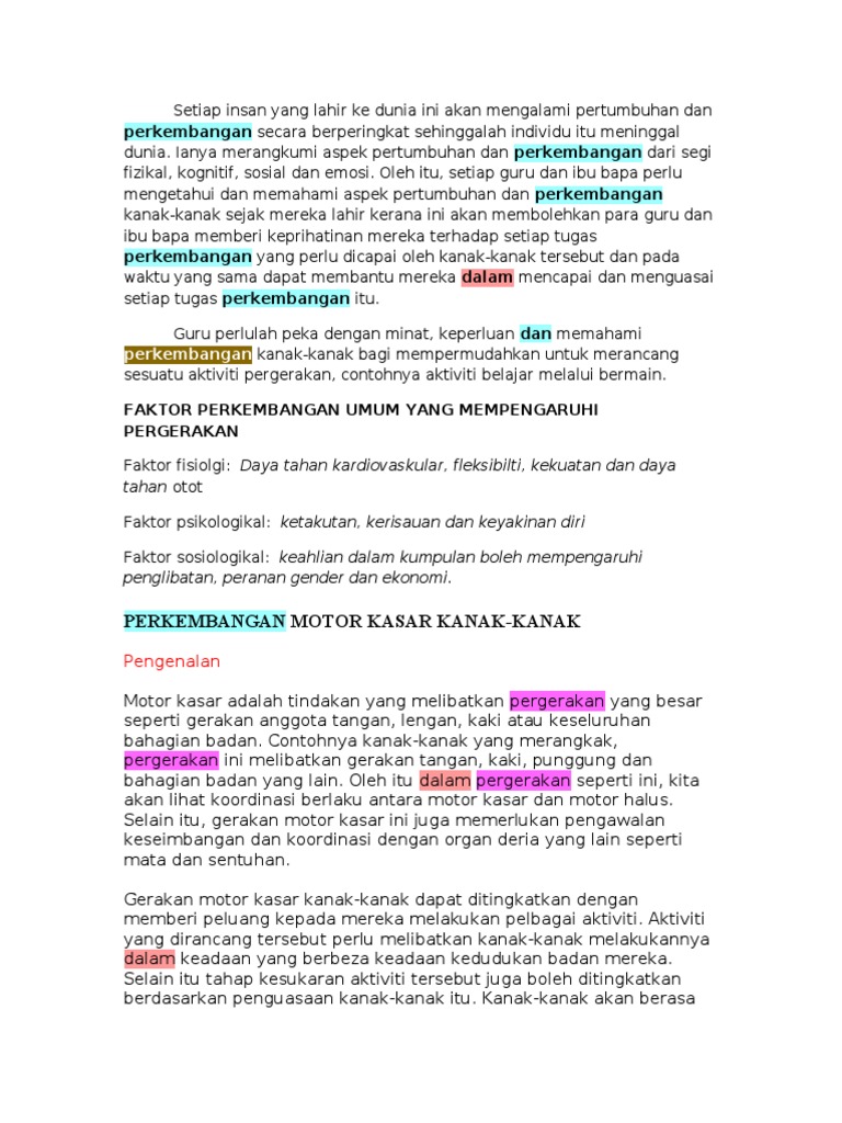 Forum 2 Faktor Perkembangan Murid Dalam Pergerakan Pdf