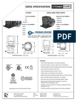 Stenner Classic 85 Series Peristaltic Metering Pump Spec Sheet