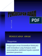 Pengucapan Awam (BM Kontekstual)