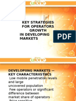 Key Strategies For Operators Growth in Developing Markets