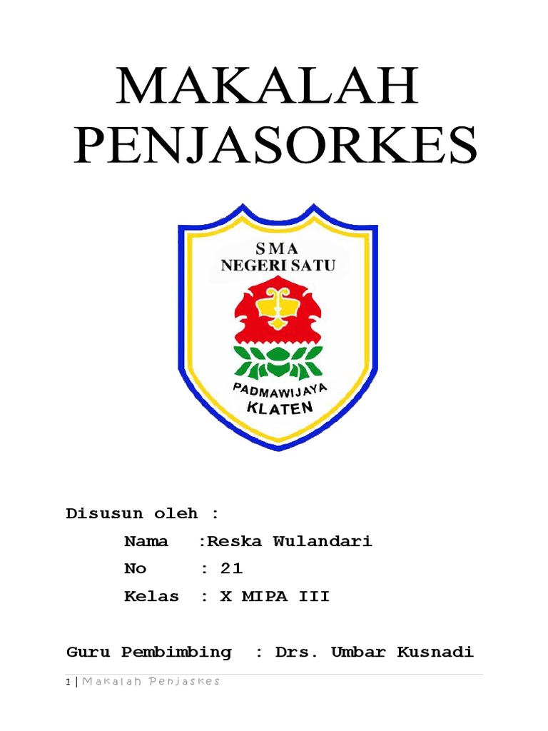 Makalah Bola Kecil Pencak Silat Atletik Docx