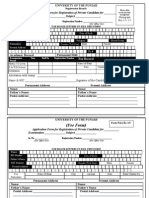 Examination Registration Form