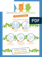 Portuguese Global Handwashing Day Poster - Size A3