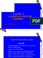 Valor y satisfacción de compra: modelo conceptual