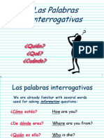 Palabras Interrogativas