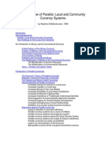 An Overview of Parallel Local and Community Currency Systems