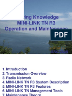 Sharing Knowledge Mini-Link TN R3 Operation and Maintenance: Ericsson