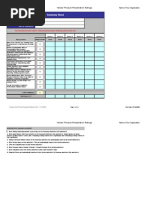Download Vendor Product Presentation Ratings Form by Mohammed Adnan Khan SN17453400 doc pdf