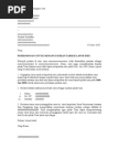 Contoh Surat Permohonan Pertukaran