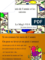 les mois de lanne powerpoint