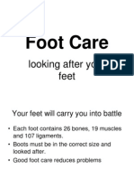Foot Care: Looking After Your Feet