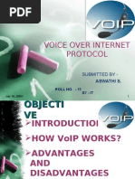 Download Voip-Voice Over Internet Protocol by kukkuaswathiashu SN17456019 doc pdf