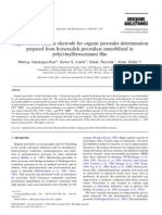 Amperometric Enzyme Electrode For Organic Peroxides Determination