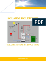 Solarni Kolektori - Solarni Sistemi Za Toplu Vodu