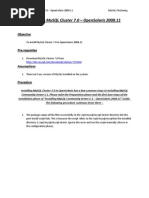 Download Installing MySQL Cluster 70 - OpenSolaris by mysql_clustering3251 SN17456367 doc pdf