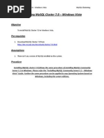 Download Installing MySQL Cluster 70 - Windows by mysql_clustering3251 SN17456368 doc pdf