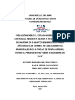 2010 Relación Estado Nutricional