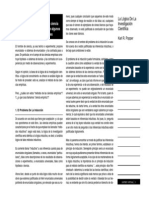 La Logica de La Investigacion Cientifica Popper PDF