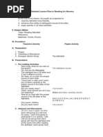 Download A Detailed Lesson Plan in Reading for Nursery by Jeremiah Nayosan SN174580483 doc pdf