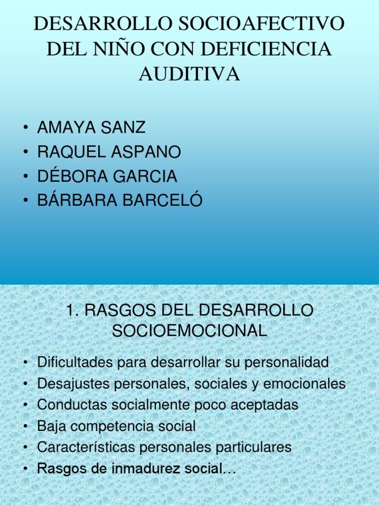Que Es El Desarrollo Socio Afectivo Del Niño Actividad