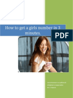 How to Get a Girls Number in 3 Minutes