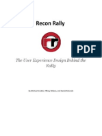 Recon Rally: The User Experience Design Behind The Rally